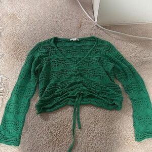 O'Neill Vibrant Green Knit Top